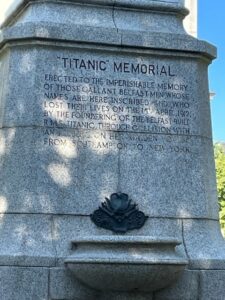 Titanic Memorial Belfast Wade